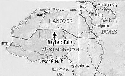Mayfield Falls Map